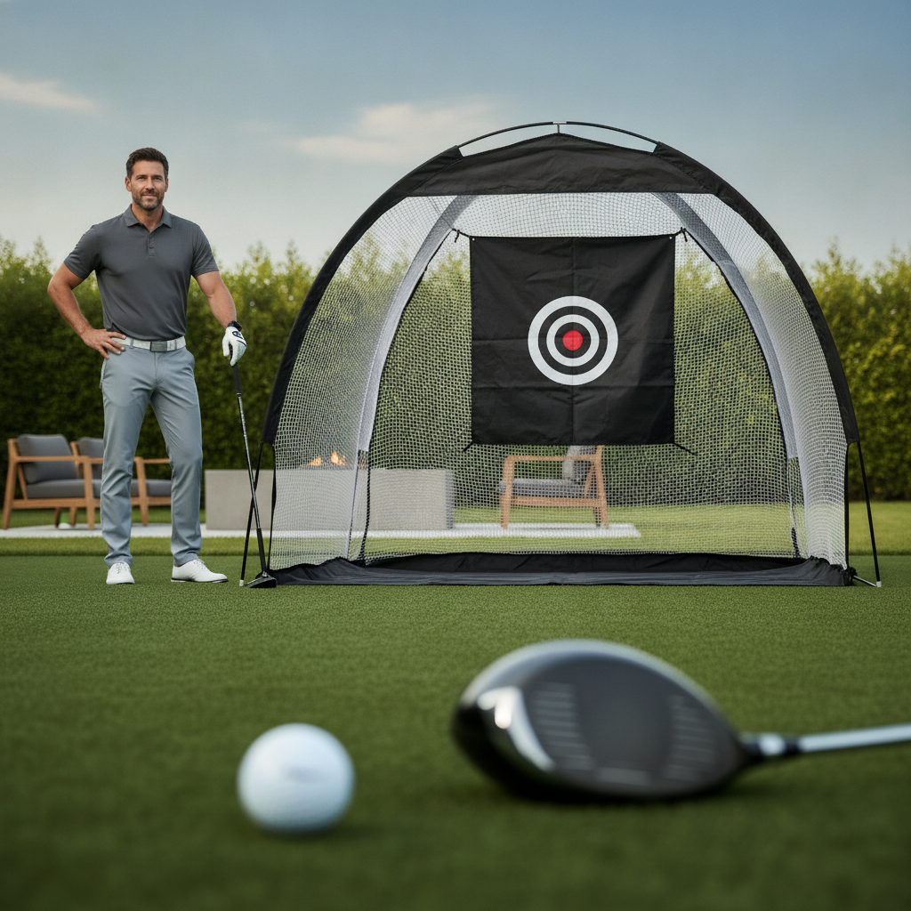 Golf Practice Net with Target & Carry Bag